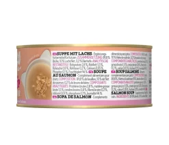 WOW® Cat Nassfutter für Katzen Premium Suppe, Adult, 12 x 70 g