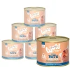 WOW® Cat Nassfutter für Katzen Premium Paté Adult, 6 x 200 g