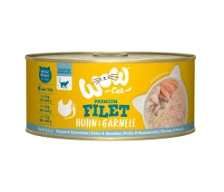 WOW® Cat Nassfutter für Katzen Premium Paté Senior, 6 x 200 g