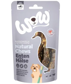 WOW® Hundesnack Natural Chews Entenhälse, Adult, 250 g