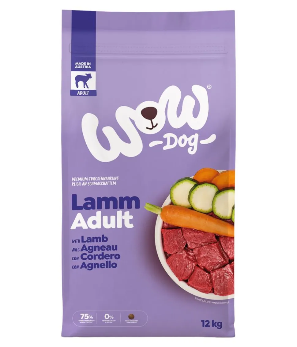 WOW® Trockenfutter für Hunde Mini Adult, Lamm