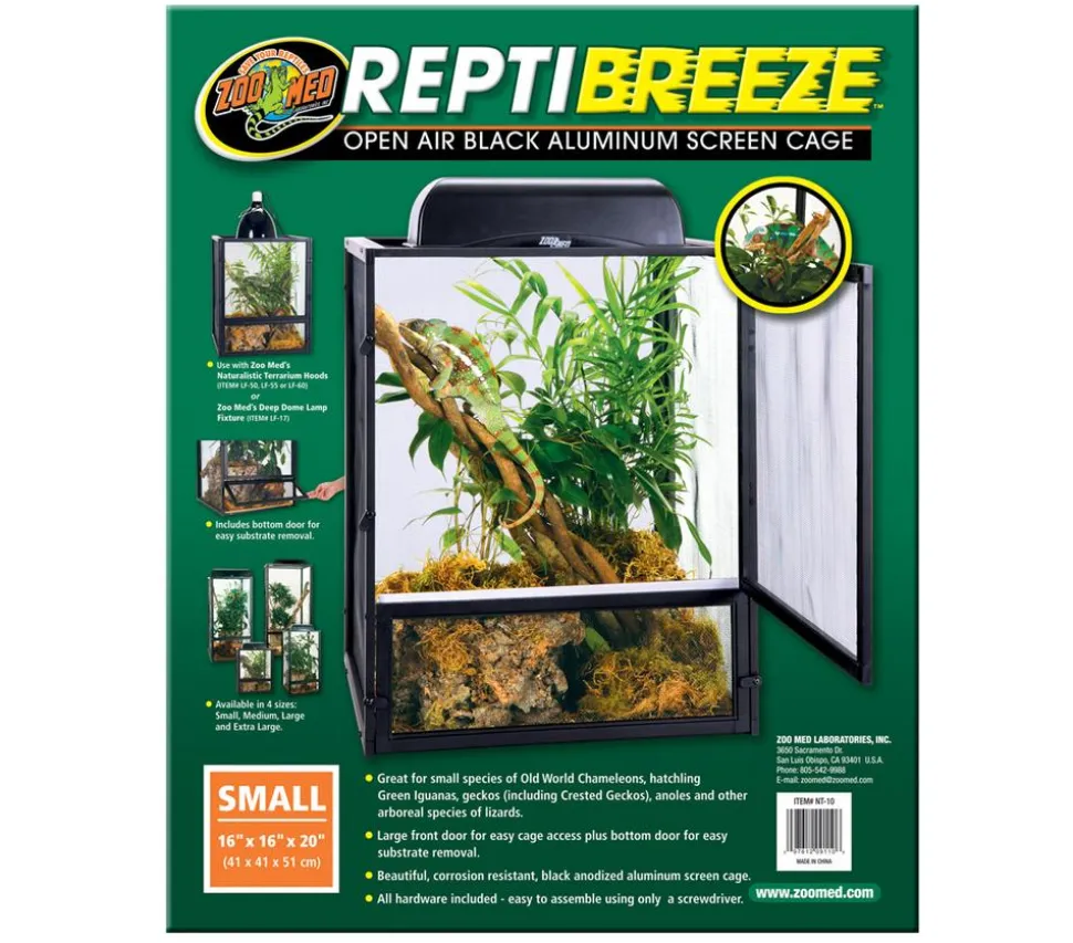 Zoo Med Reptibreeze Freiluft Aluminium Gaze Terrarium